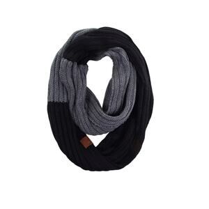 C.C.  Knitted Two Tone Scarf